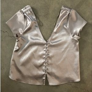 Zara Silky Satin Top